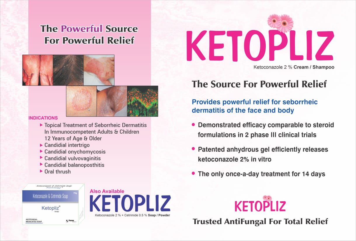 Ketopliz – Ketoconazole 2% Cream / Shampoo by Plasma Biotech