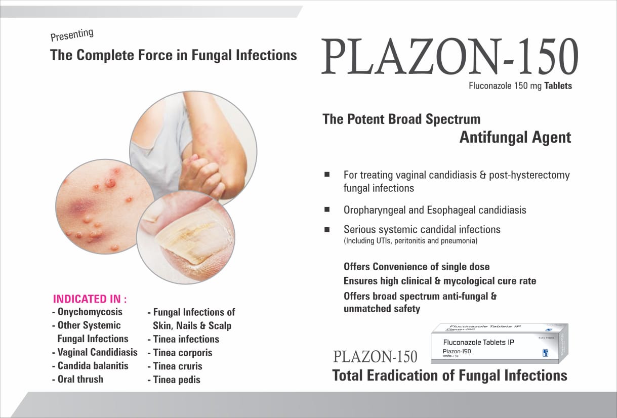 Plazon-150 – Fluconazole 150mg Tablets by Plasma Biotech